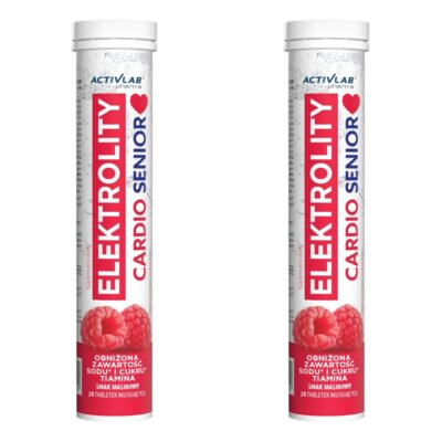 Elektrolity ACTIVLAB Cardio Senior Malinowy (40 tabletek)