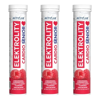 Elektrolity ACTIVLAB Cardio Senior Malinowy (60 tabletek)
