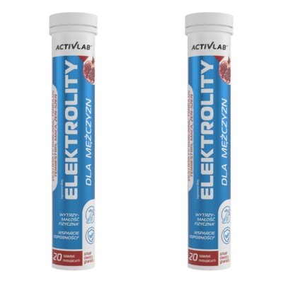 Elektrolity ACTIVLAB Dla mężczyzn Granat (40 tabletek)