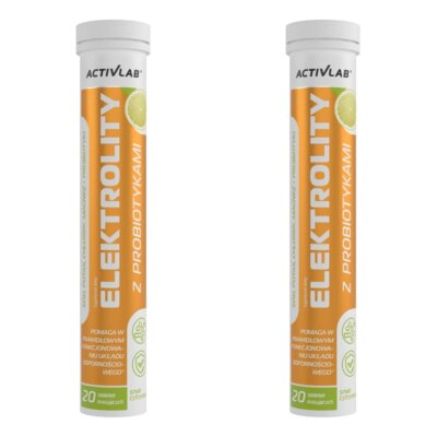 Elektrolity ACTIVLAB Z Probiotykami Cytrynowy (40 tabletek)
