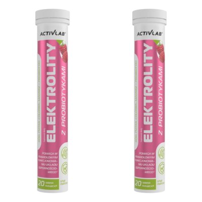 Elektrolity ACTIVLAB Probiotyk Malinowy (40 tabletek)
