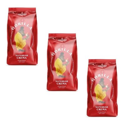 Kawa ziarnista GORILLA Superbar Crema 3 x 1 kg