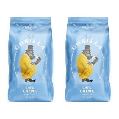 Kawa ziarnista GORILLA Cafe Creme Crema No. 1 Arabica 2 x 1 kg