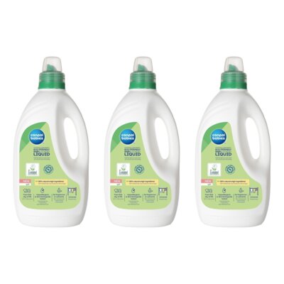 Płyn do prania CANPOL BABIES Eko 3 x 1500 ml do białych i kolorowych tkanin hipoalergiczny dla niemowląt