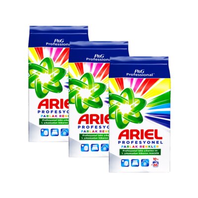Proszek do prania ARIEL Professional 3 x 10 kg do kolorowych tkanin