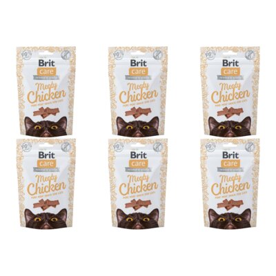 Przysmak dla kota BRIT CARE Snack Meaty Kurczak 6 x 50 g
