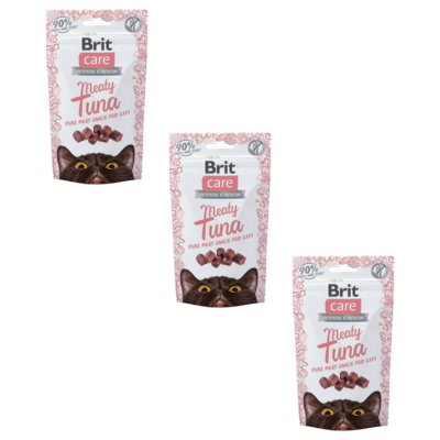 Przysmak dla kota BRIT CARE Snack Meaty Tuńczyk 3 x 50 g