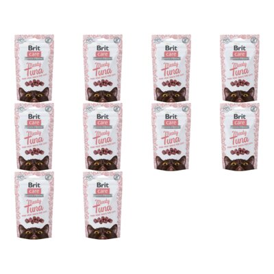 Przysmak dla kota BRIT CARE Snack Meaty Tuńczyk 10 x 50 g