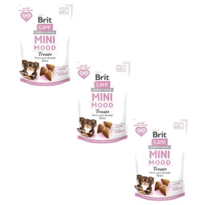 Przysmak dla psa BRIT CARE Mini Treats Mood 3 x 50 g