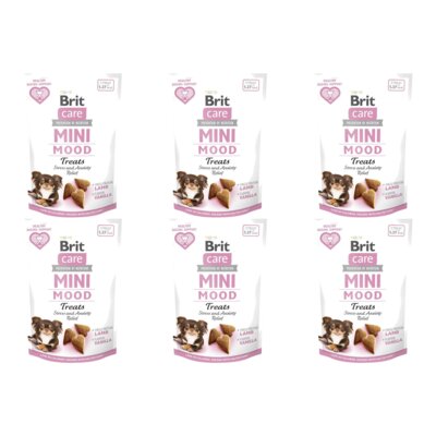 Przysmak dla psa BRIT CARE Mini Treats Mood 6 x 50 g