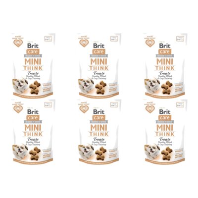 Przysmak dla psa BRIT CARE Mini Treats Think 6 x 50 g
