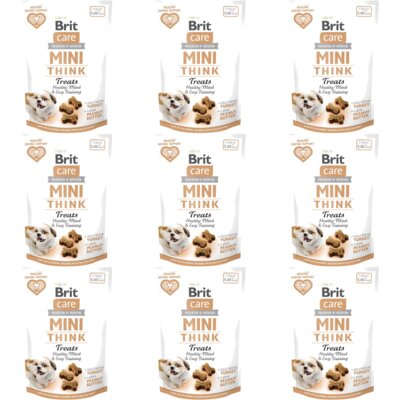 Przysmak dla psa BRIT CARE Mini Treats Think 9 x 50 g