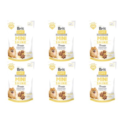 Przysmak dla psa BRIT CARE Mini Treats Shine 6 x 50 g