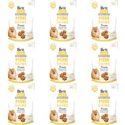 Przysmak dla psa BRIT CARE Mini Treats Shine 9 x 50 g