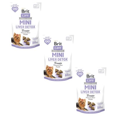 Przysmak dla psa BRIT CARE Mini Treats Liver Detox 3 x 50 g