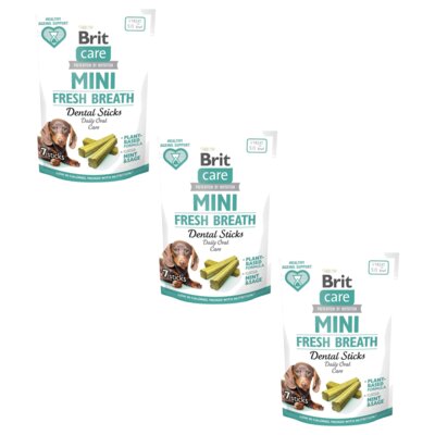 Przysmak dla psa BRIT CARE Mini Treats Fresh Breath 3 x 120 g