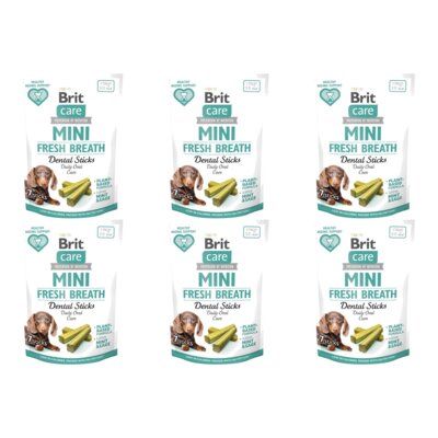 Przysmak dla psa BRIT CARE Mini Treats Fresh Breath 6 x 120 g