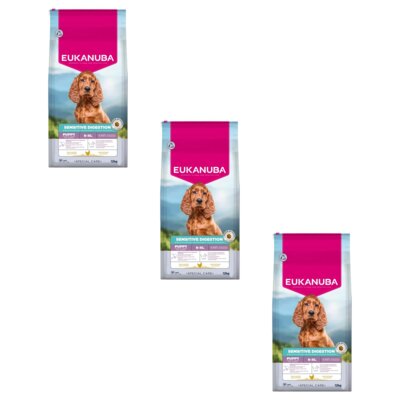 Karma dla psa EUKANUBA Special Care Sensitive Digestion Puppy Kurczak 3 x 12 kg