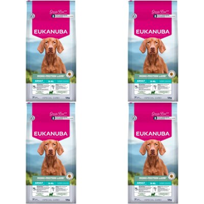 Karma dla psa EUKANUBA Special Care Adult Mono-Protein Jagnięcina 4 x 12 kg