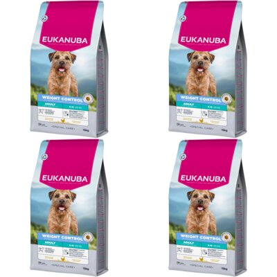 Karma dla 4 psa EUKANUBA Special Care Adult Medium Weight Control Kurczak 4 x 15 kg