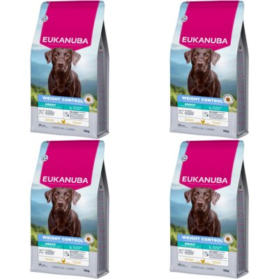 Karma dla 4 psa EUKANUBA Special Care Adult Large Weight Control Kurczak 4 x 15 kg