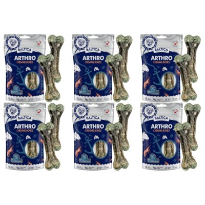 Przysmak dla psa BALTICA Arthro Chewing Kość z łososiem i krylem 6 x 140 g