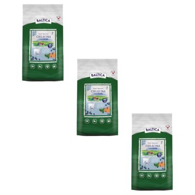 Karma dla psa BALTICA Smaki Regionów Adult Cielęcina z jagnięciną M/L 3 x 9 kg