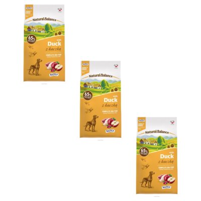 Karma dla psa BALTICA Natural & Balance z kaczką M/L 3 x 9 kg