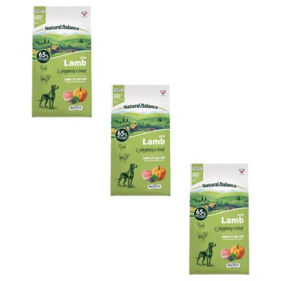 Karma dla psa BALTICA Natural & Balance z jagnięciną M/L 3 x 9 kg