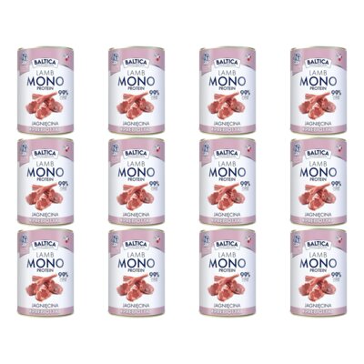 Karma dla psa BALTICA Nutraceutic Jagnięcina z prebiotykami 12 x 400 g
