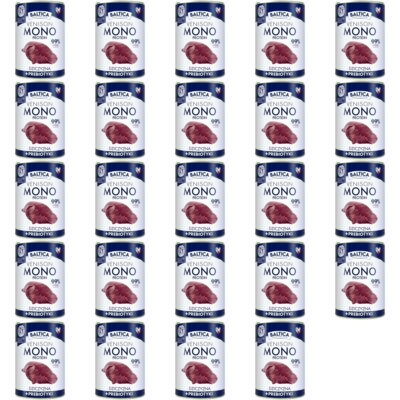 Karma dla psa BALTICA Nutraceutic Dziczyzna z prebiotykami 24 x 400 g