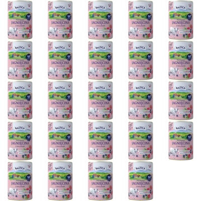 Karma dla psa BALTICA Smaki Regionów Jagnięcina z malinami 24 x 400 g