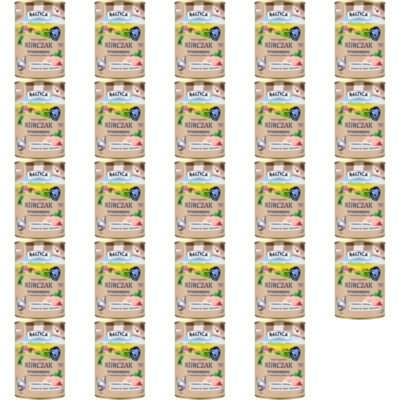 Karma dla kota BALTICA Smaki Regionów Kurczak 24 x 400 g