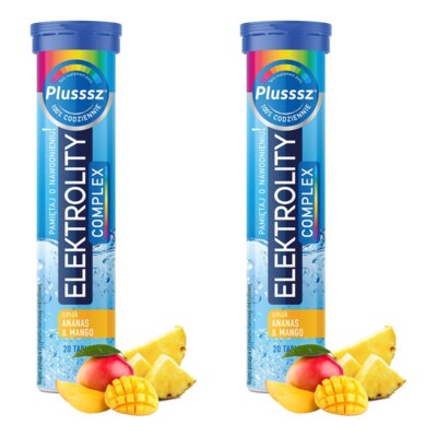 Elektrolity PLUSSSZ Complex Ananas-mango (40 tabletek)