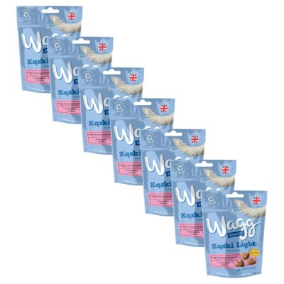 Przysmak dla psa WAGG Kąski Light Indyk i ryż 7 x 125 g