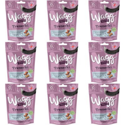 Przysmak dla psa WAGG Trenerki smaczki z kurczakiem i wołowiną 9 x 125 g