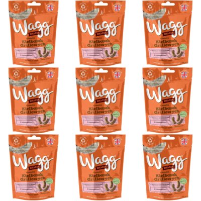 Przysmak dla psa WAGG Kiełbaski grillowe 9 x 125 g