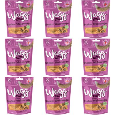Przysmak dla psa WAGG Stek wołowy 9 x 125 g