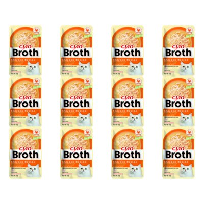 Przysmak dla kota INABA Ciao Broth Kurczak w bulionie 12 x 40 g