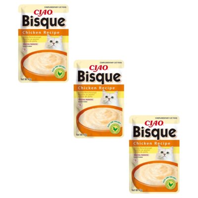 Przysmak dla kota INABA Ciao Bisque Kurczak 3 x 40 g