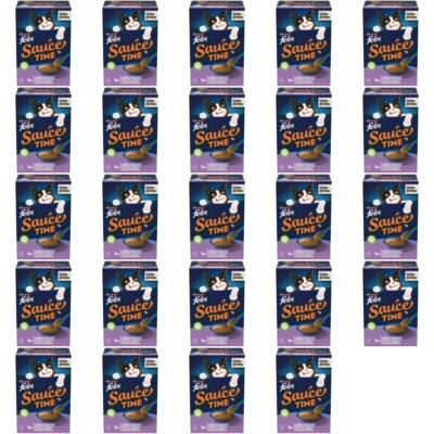 Karma dla kota FELIX Sauce Time Kurczak i Łosoś 144 x 40 g