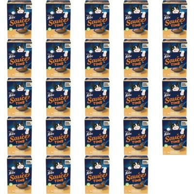 Karma dla kota FELIX Sauce Time Kurczak i Indyk 144 x 40 g