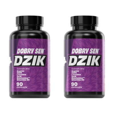 Suplement na sen DZIK Dobry sen (2 x 90 kapsułek)
