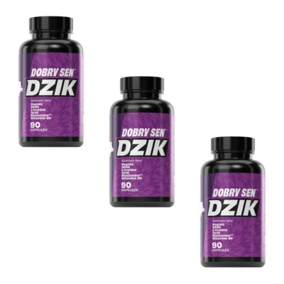 Suplement na sen DZIK Dobry sen (3 x 90 kapsułek)