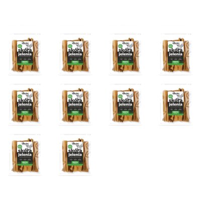 Gryzak dla psa UNISZKI Skóra jelenia 10 x 100 g