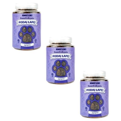 Przysmak dla psa UNISZKI Trenerki Jagnięcina 3 x 150 g