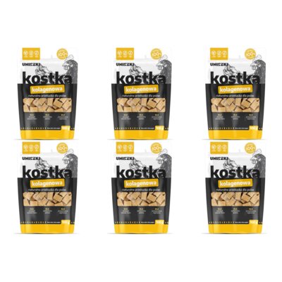 Przysmak dla psa UNISZKI Kostka kolagenowa 6 x 100 g