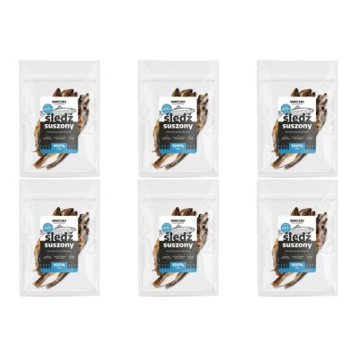 Gryzak dla psa UNISZKI Śledź suszony 6 x 50 g