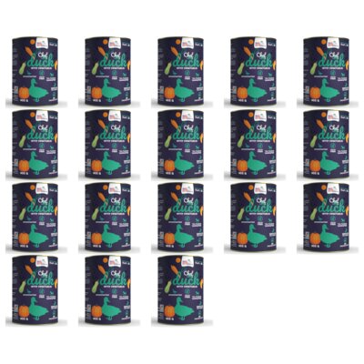 Karma dla psa SYTA MICHA Chef Kaczka z warzywami 18 x 400 g