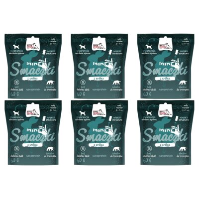 Przysmak dla psa SYTA MICHA Mini Smaczki z królika 6 x 60 g
